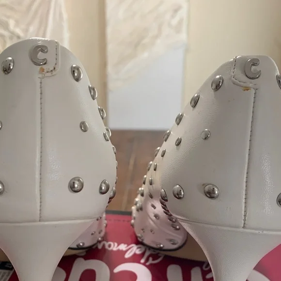 Circus by Sam Edelman White Studded Heels - Picture 7 of 8